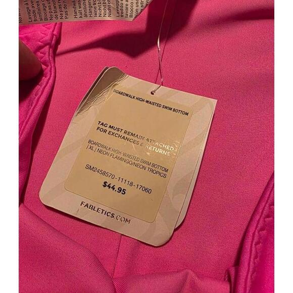 Fabletics Pink Swim Bottom - Picture 6 of 8
